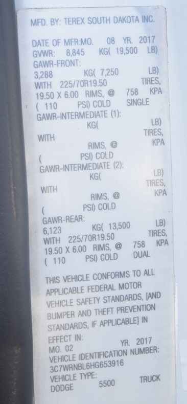 2017 DODGE RAM 5500 - view 14 of 30