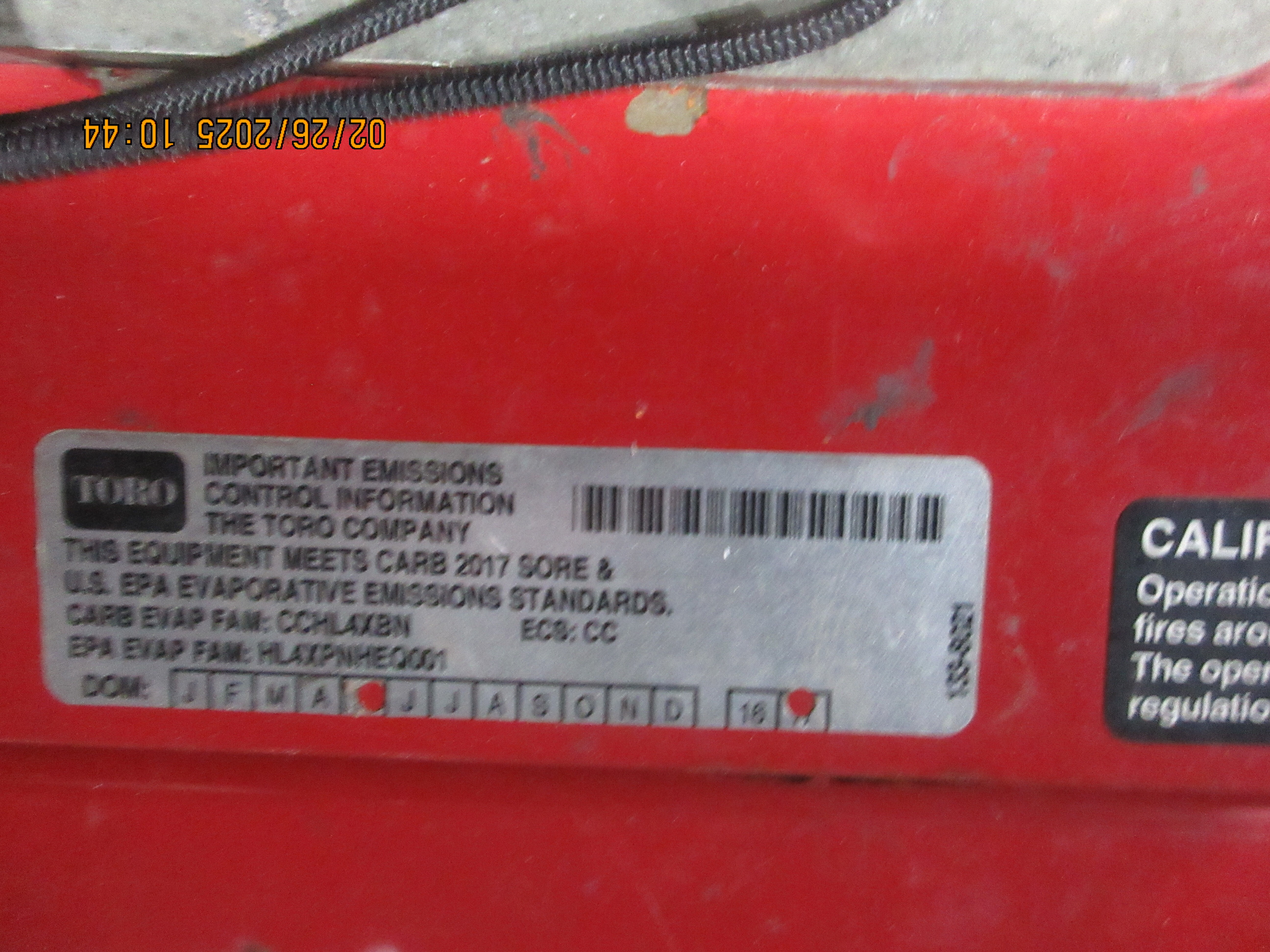 2017 TORO TM27 Stand-on Aerator - view 9 of 11