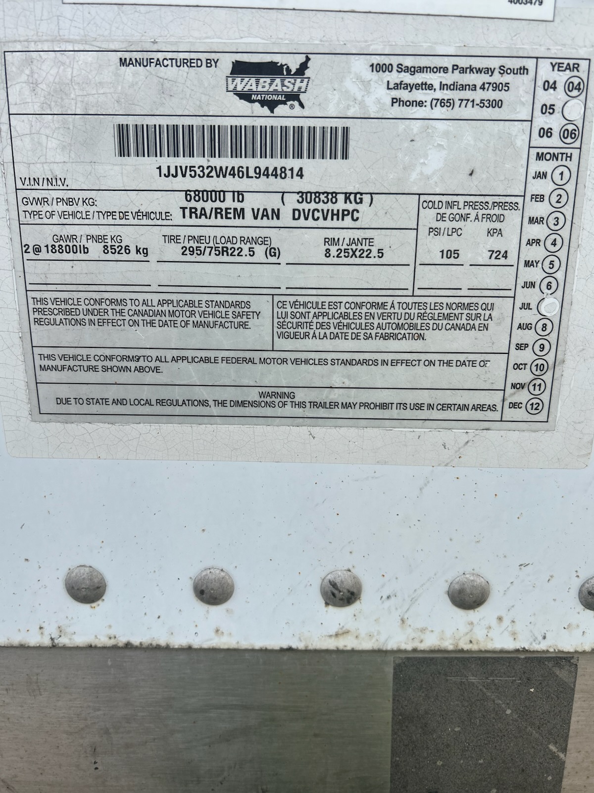 2006 WABASH NATIONAL 53 - view 12 of 12