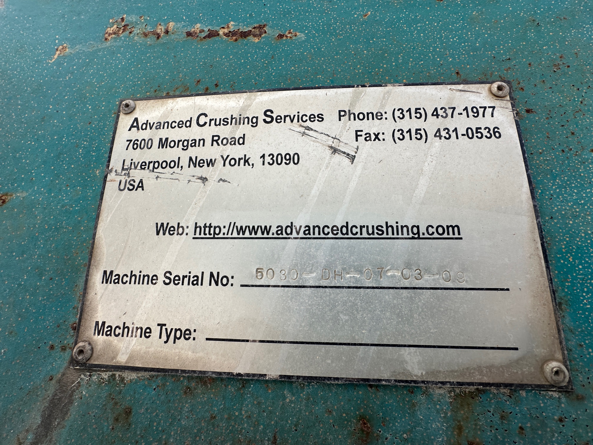 2009 ADVANCED CRUSHING 5030 - view 8 of 13